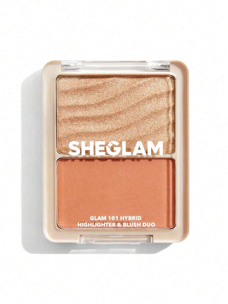 Набор хайлайтер/румяна SHEGLAM Glam 101 Hybrid Highlighter&Blush Duo Vienna 4,7/4,5 г (18321116) - фото 1