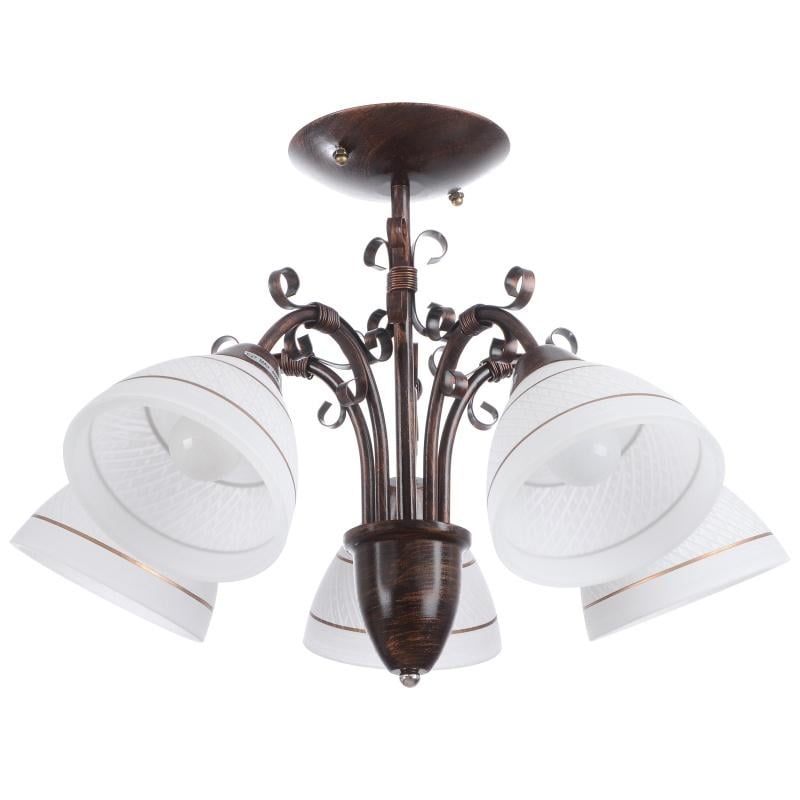 Люстра стельова прованс Brille LK-526S/5 E27