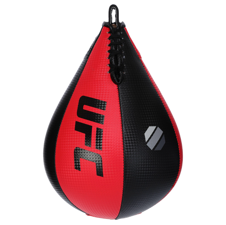 Груша подвесная UFC UHK-69752 каплевидная пневматическая 10х7" Черный/Красный