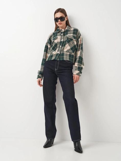 Сорочка Forstime 558x41 женская S/M Темно-зеленый - фото 4