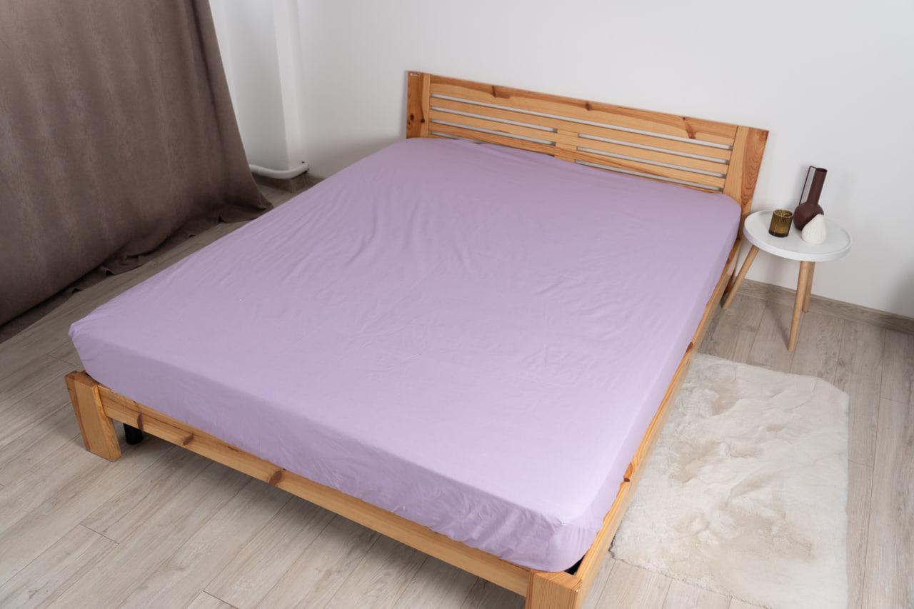 Простынь с резинкой ТЕП Вдохновение 180х200 см Лиловый (2-04018-26847) - фото 1