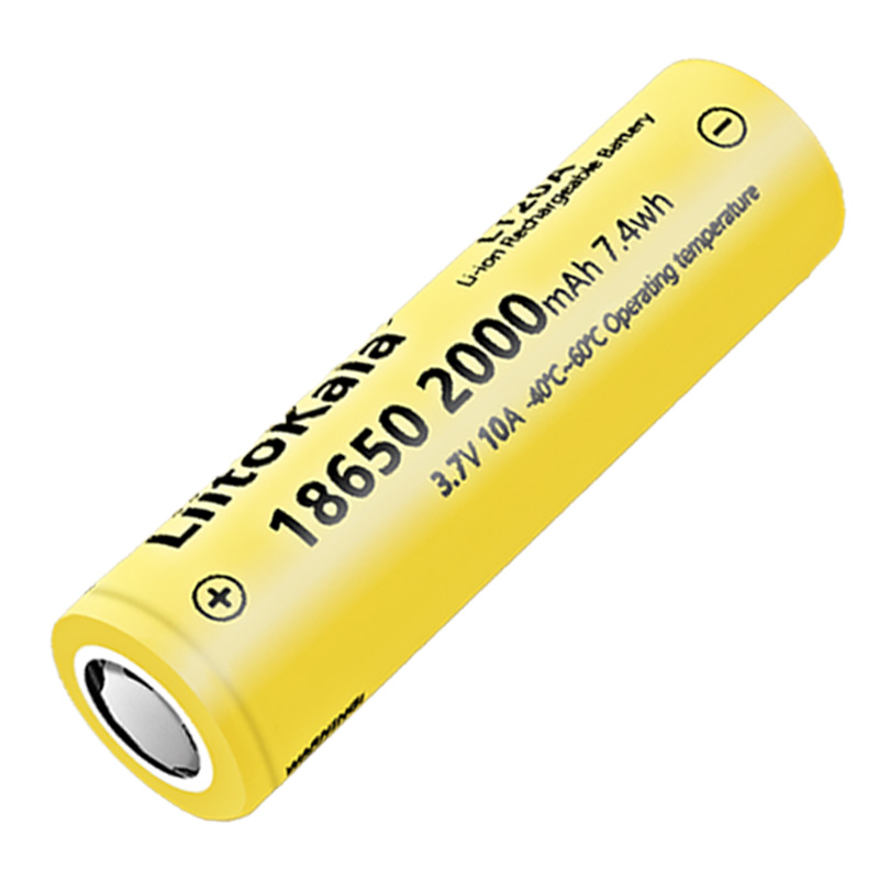 Аккумулятор литиевый 18650 2000 mAh 3,7V 10A LiitoKala LT20A 1000 циклов (30241358)