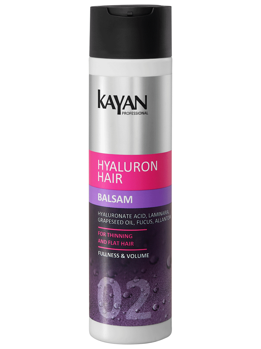 Бальзам Kayan Professional Hyaluron Hair для тонкого та позбавленого об'єму волосся 250 мл (5906660407072)