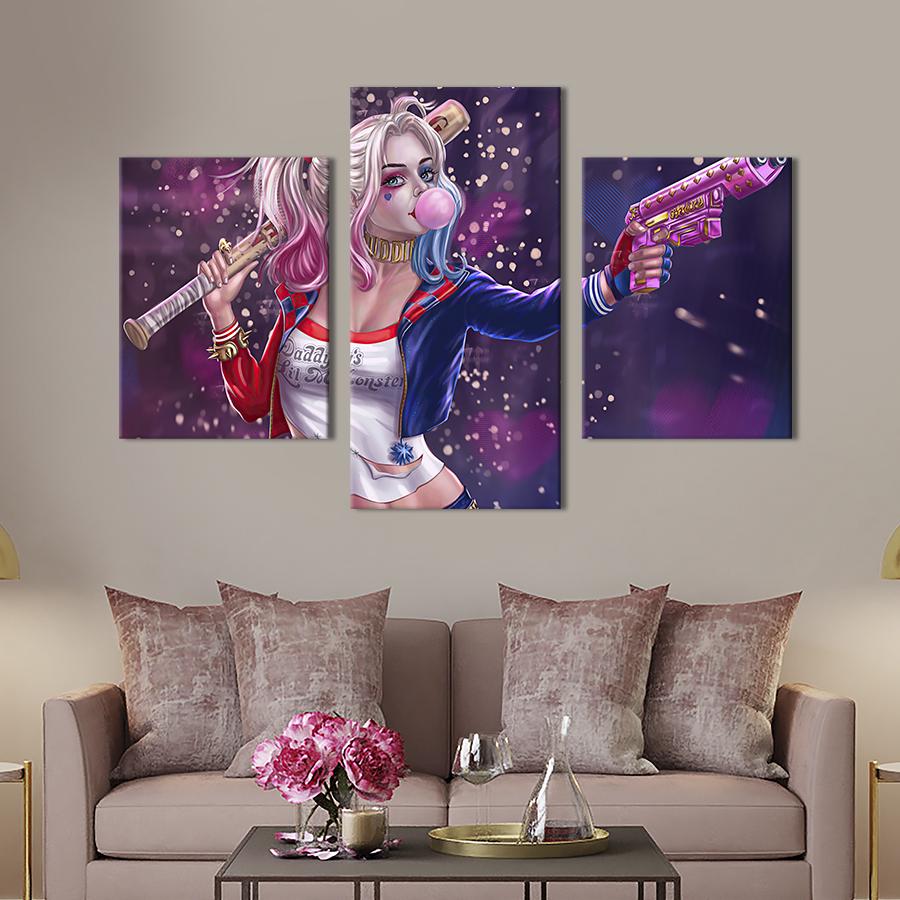 Картина для интерьера Harley Quinn The Suicide Squad 66x40 см (714-32)
