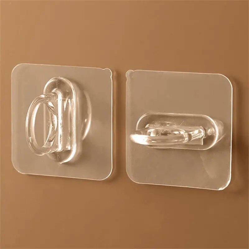 Держатель настенный круглый на самоклеящейся основе для ванной кухни без сверления стен 6 шт. - фото 5 Держатель настенный круглый на самоклеящейся основе для ванной кухни без сверления стен 6 шт. - фото 5