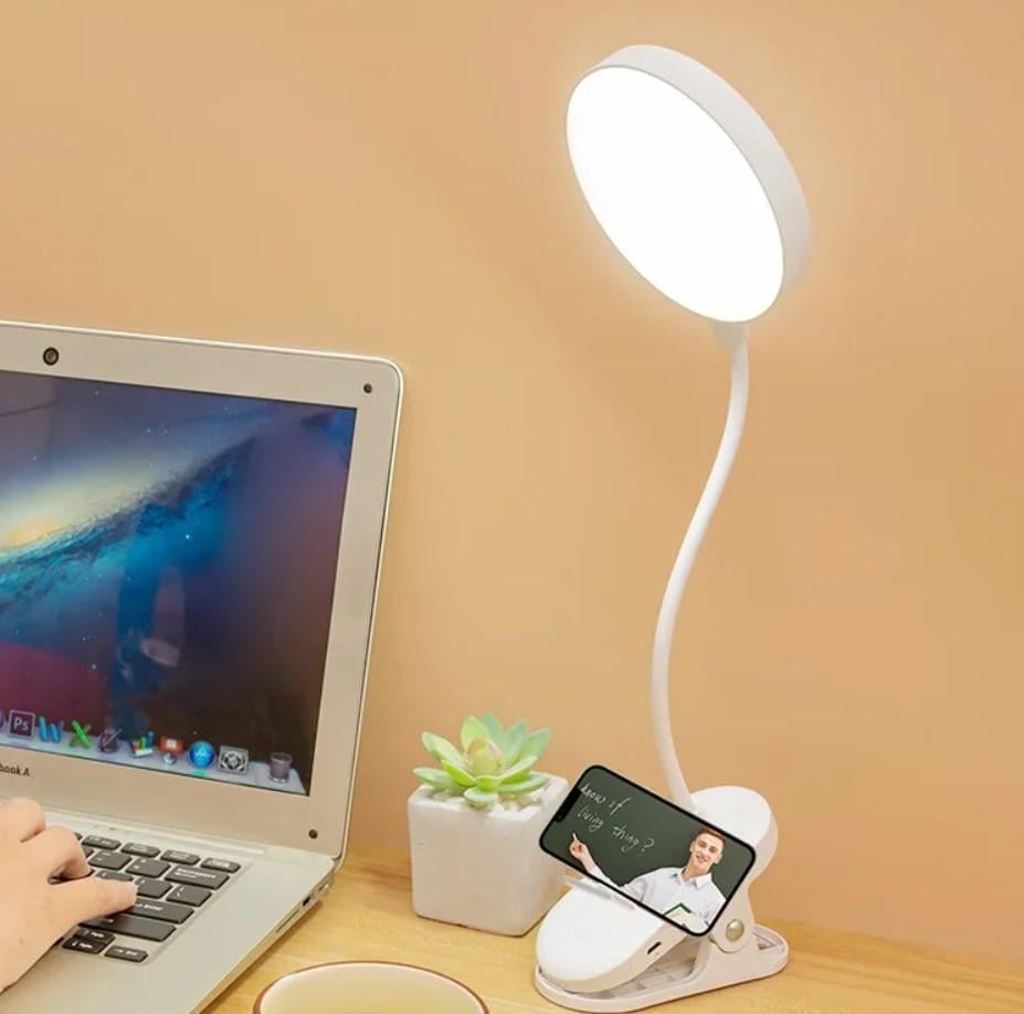 Лампа портативная LedLine Comfort Reading Mini Clip регулировка яркости Type-C (2352208166)