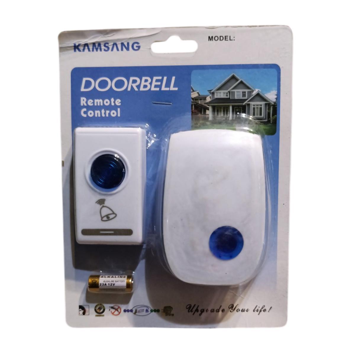Звонок дверной беспроводной KAMSANG DOORBELL WL-644 32 мелодии приемник в розетку 220V White/Blue (200280) - фото 8 Звонок дверной беспроводной KAMSANG DOORBELL WL-644 32 мелодии приемник в розетку 220V White/Blue (200280) - фото 8