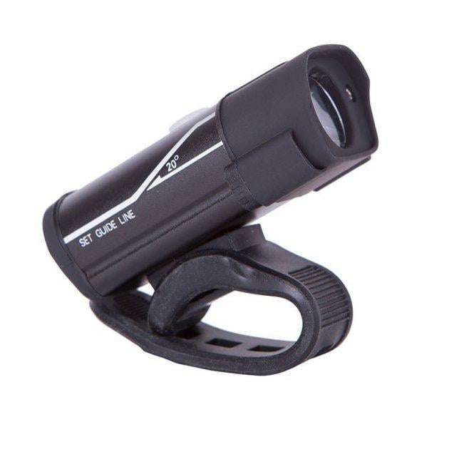 Ліхтарик для велосипеда WD-422 T6 акумуляторний Чорний