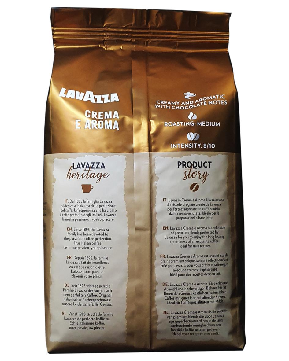 Кава Lavazza Crema e Aroma зерно 1 кг (42) - фото 4 Кава Lavazza Crema e Aroma зерно 1 кг (42) - фото 4
