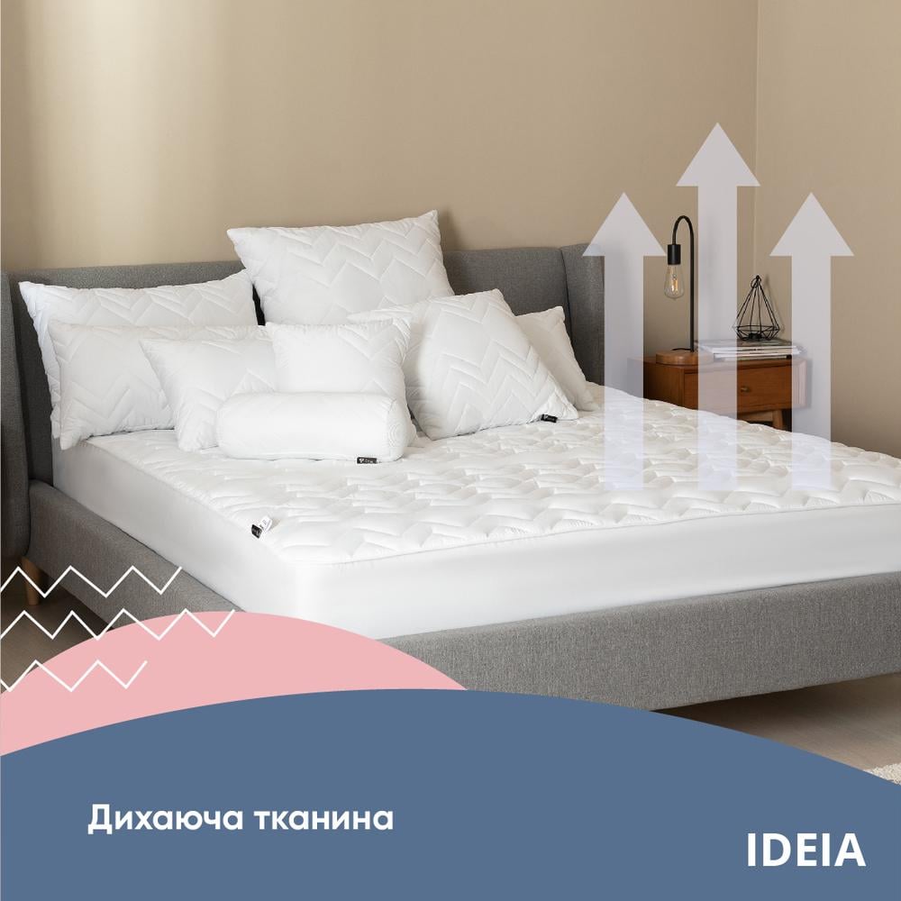 Наматрасник IDEIA NORDIC СOMFORT LUXE 250 г/м2 натяжной с бортом по периметру 180х200х35 см (22625) - фото 8 Наматрасник IDEIA NORDIC СOMFORT LUXE 250 г/м2 натяжной с бортом по периметру 180х200х35 см (22625) - фото 8