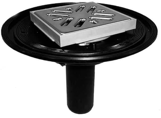 Трап для балконов и террасы DN40 мм вертикальный 100х100 мм/94х94 мм (HL92)