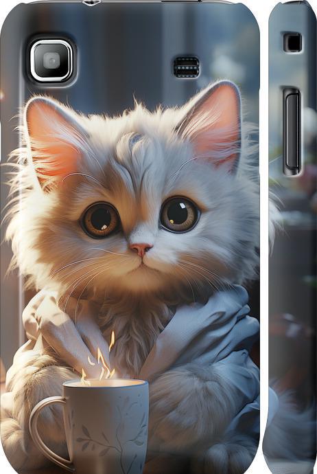 Чехол на Samsung Galaxy S i9000 White cat (5646m-77-42517)