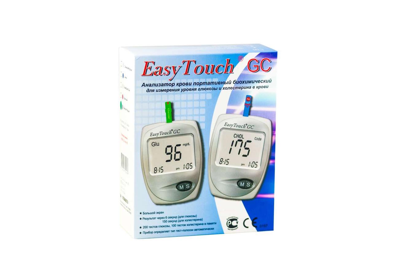 Глюкометр и тест-полоски для измерения глюкозы и холестерина EasyTouch GC Bioptik Technology (1243373796) - фото 2