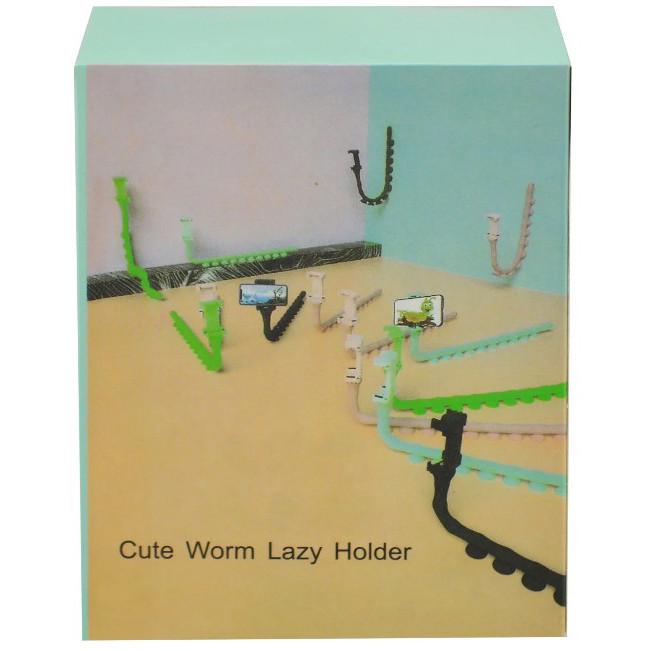 Тримач для телефону Cute Worm Lazy Holder 7304 Чорний (1290996011) - фото 3