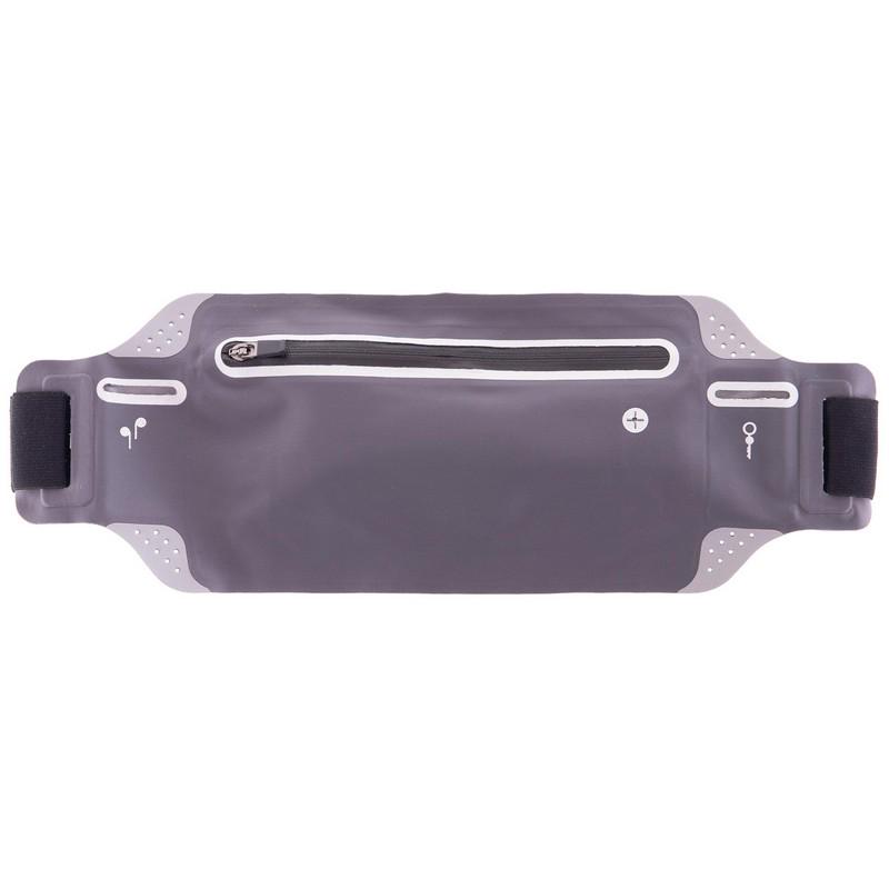 Спортивный органайзер с карманами сумка на пояс для бега Zelart SP-Sport YB021 Серый (DR006003)