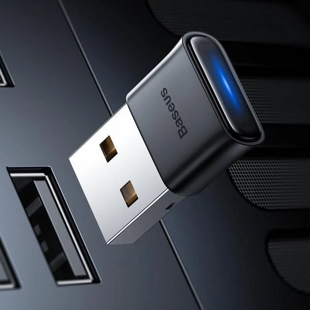 Адаптер Bluetooth BASEUS Wireless Adapter BA04 Black (2474380525) - фото 3