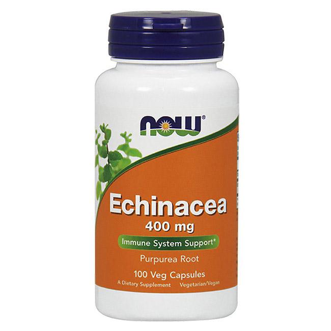 Экстракт эхинацеи Now Echinacea 400 мг 100 капсул (00000021436)