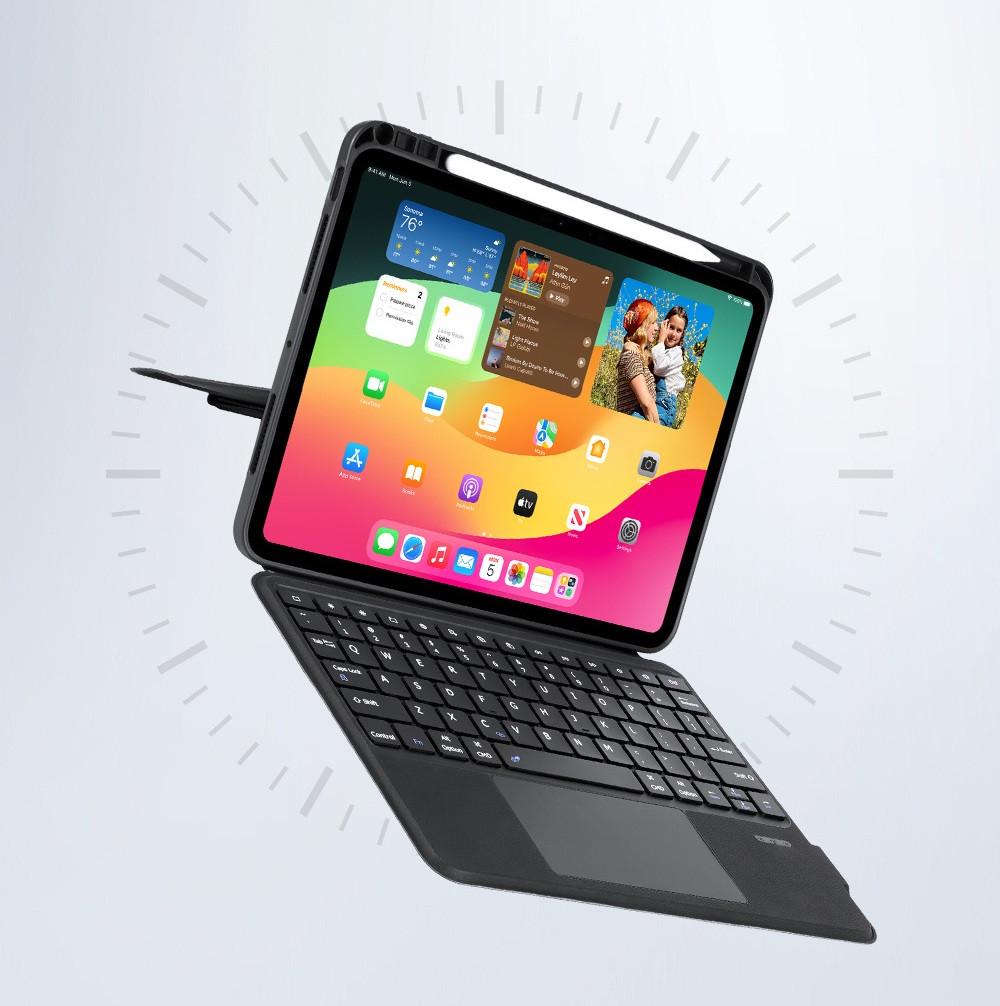Чохол-клавіатура Dux Ducis Bluetooth 5.0 Keyboard для Apple iPad Pro 11'' 2018/2020/2021/2022 Black з підсвіткою (6934913002013) - фото 2