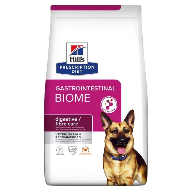 Корм для собак лечебный при диарее и расстройствах пищеварения Hill's Gastrointestinal Biome 1,5 кг