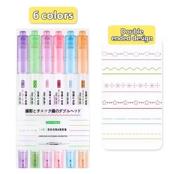 Маркеры фигурные для творчества/скетчинга двусторонние четкие линии и роликовый штамп - фото 4 Маркеры фигурные для творчества/скетчинга двусторонние четкие линии и роликовый штамп - фото 4