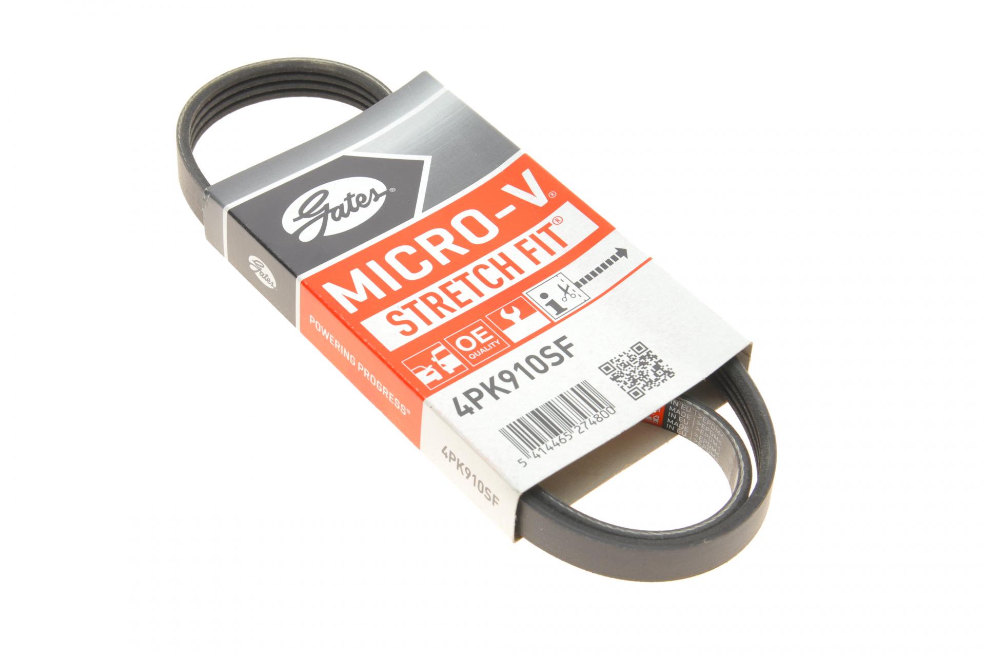 Ремень генератора GATES Mitsubishi Outlander II 3.0 06-12 (4PK910SF)