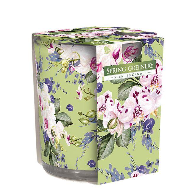 Свеча ароматическая Flora Bispol Весенняя зелень (27566)