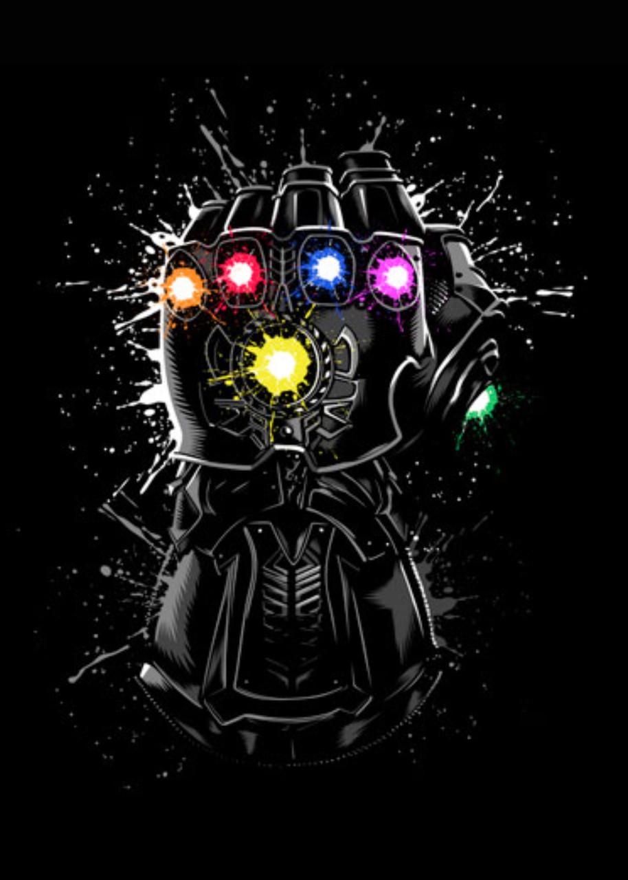 Картина постер Gee! Thanos Танос перчатка бесконечности 40х60 см TN.09.087