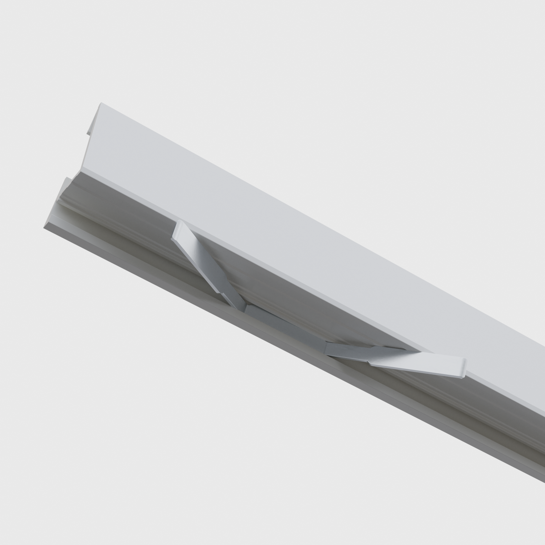 Микроплинтус алюминиевый Thinline SVM-302W 25x2600 мм Белый (25470410) - фото 6