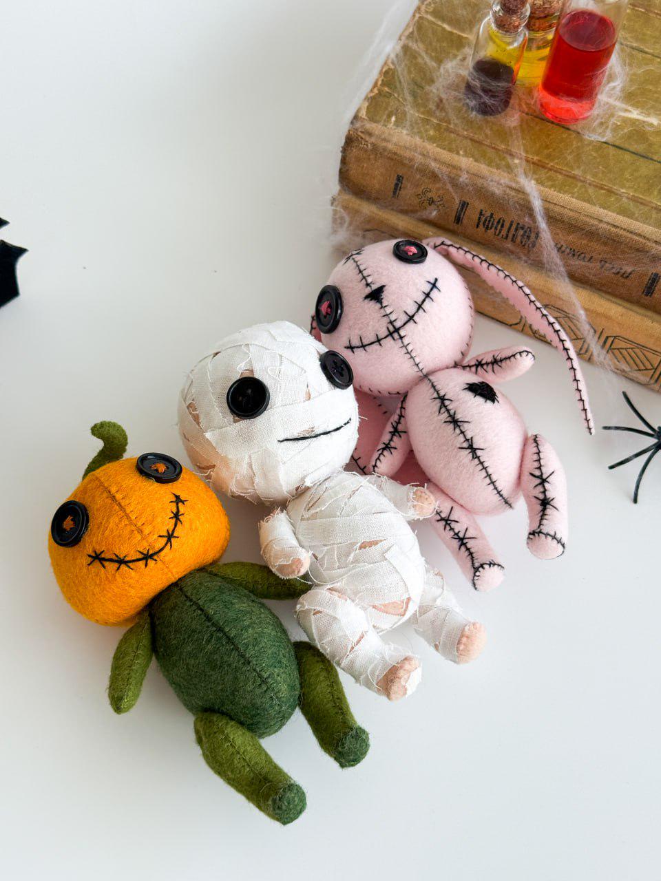 Набор кукол Тыковка и кролик 3 шт. (29528515)