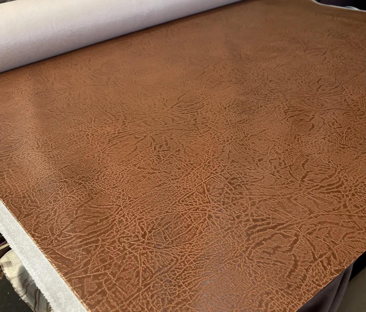 Кожзаменитель для обивки тисненый 1х2 м Коричневый (2025)