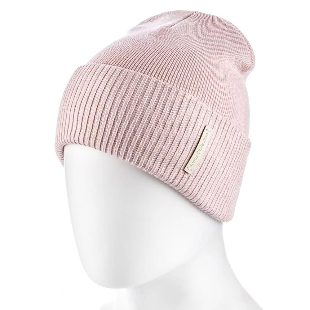 Шапка unisex Actrics UH794 из хлопка Пудровый