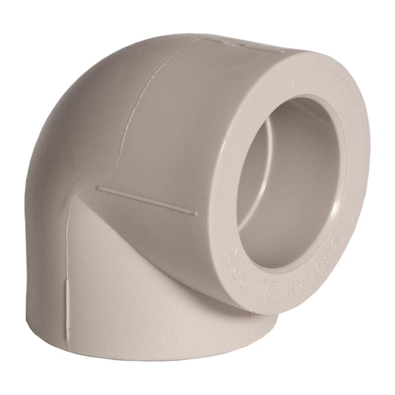 Колено REIGER полипропиленовое PP-R 40 мм х 90 ° (TU-19654)