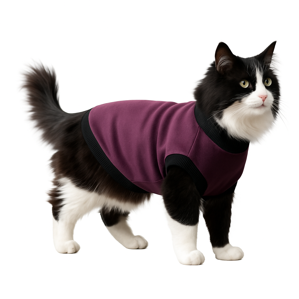 Кофта для котів Diego р. 7 Бордовий (124182195) Кофта для котів Diego р. 7 Бордовий (124182195)