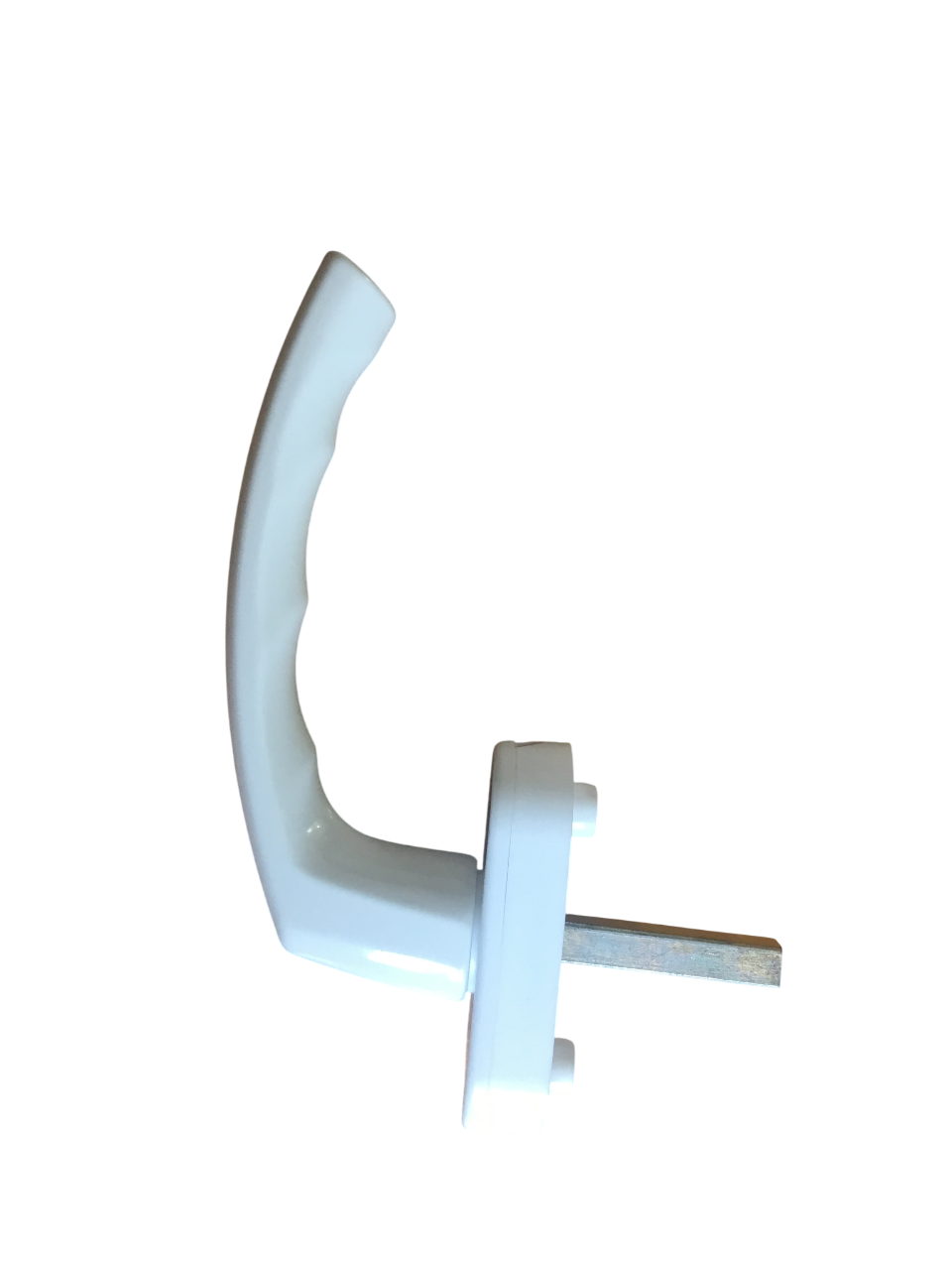 Ручка віконна 8-ми позиційна алюмінієва під пальці Білий (32164578)