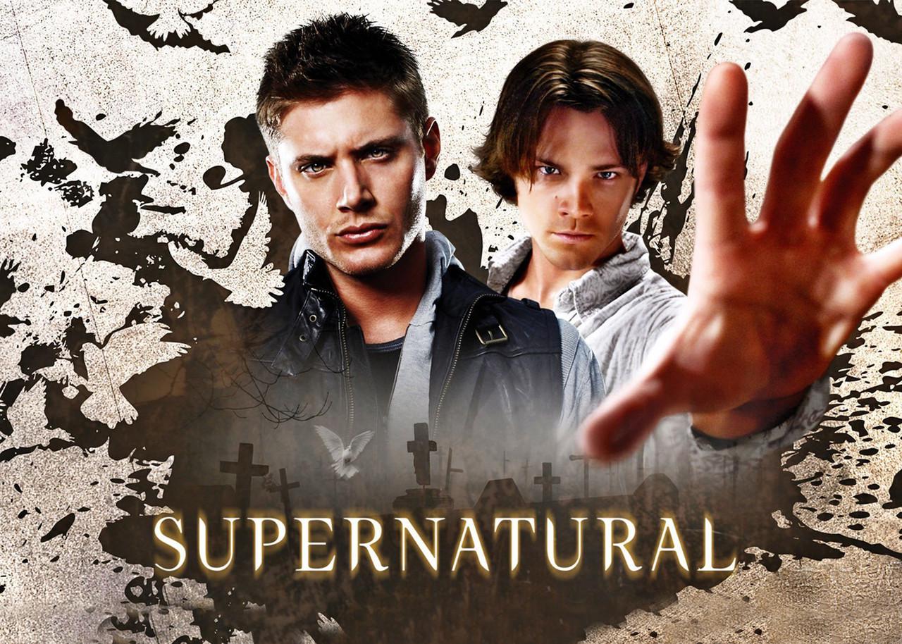 Картина постер Gee! Supernatural Сверхъестественное Дин и Сэм 60х40 см SP 09.059