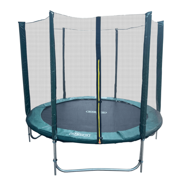Батут с сеткой Kidigo 244 см Зеленый (1513610819)