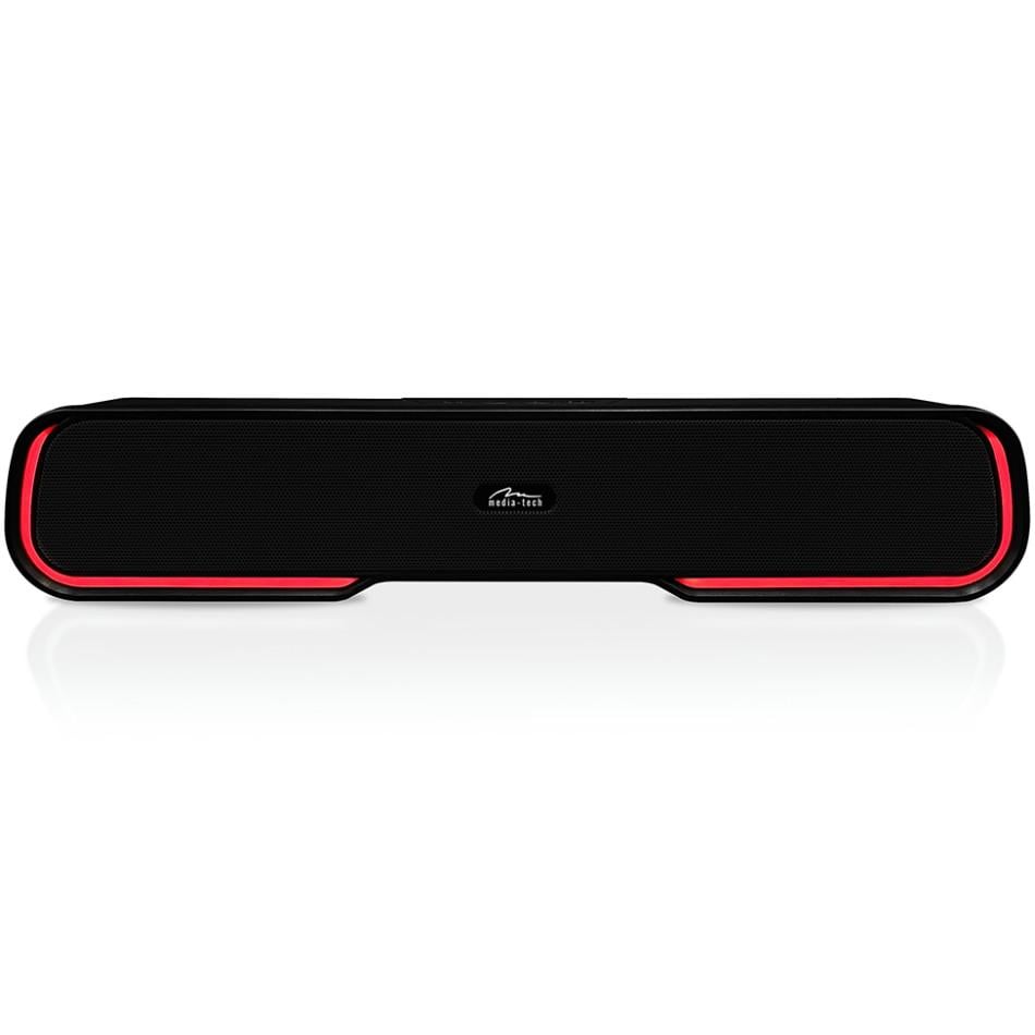 Колонка комп'ютерна колонка Media-Tech PHANTOM 10W 2.0 Bluetooth Soundbar LED Light Black (MT3180) - фото 7