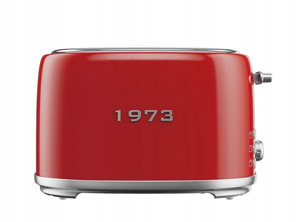 Тостер Silvercrest 65867 у ретро стилі 980 W Червоний