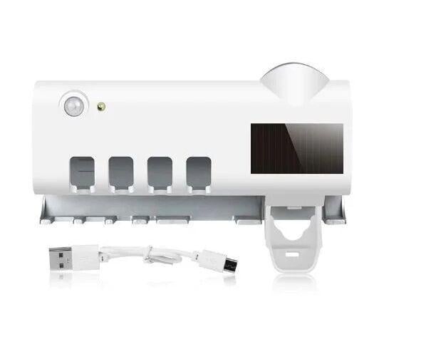 Диспенсер для зубной пасты и стерилизатор для щеток (JX008) - фото 2 Диспенсер для зубной пасты и стерилизатор для щеток (JX008) - фото 2