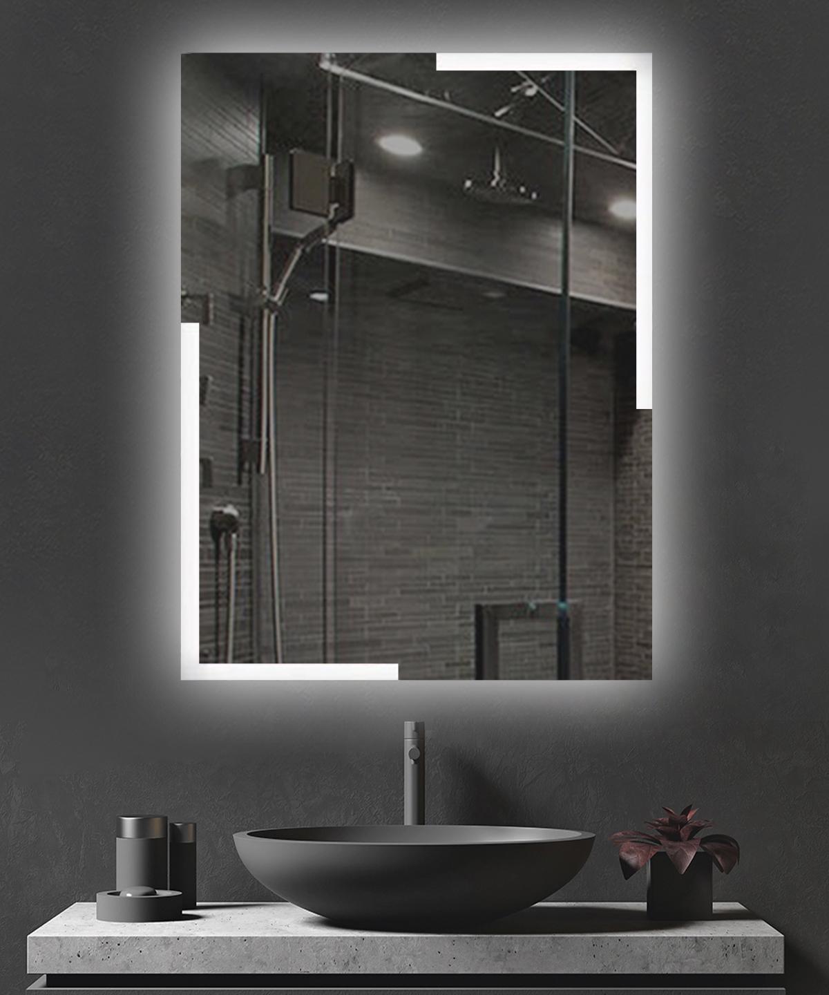 Зеркало Dim Dzerkal AMELIA с LED-подсветкой 50х80 см (1468)