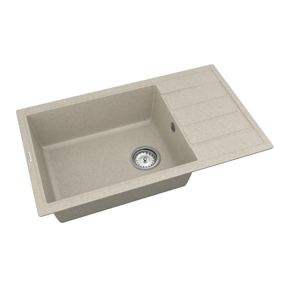 Кухонная мойка VANKOR Easy EMP 02.76 XL Terra с сифоном