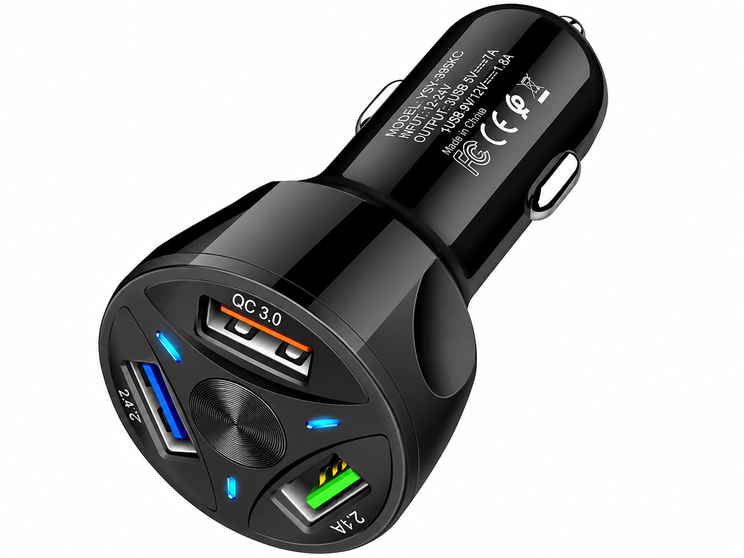 Зарядное устройство для телефонов автомобильное Quick Charge 3.0 (1011-276-00) Зарядное устройство для телефонов автомобильное Quick Charge 3.0 (1011-276-00)