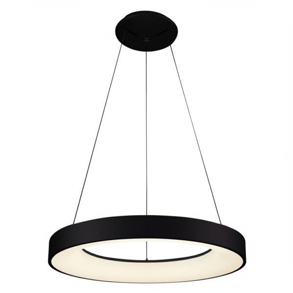 Підвісний світильник Azzardo AZ5012 Santana Pendant 80 CCT BK + Remote Control 80 Вт 4500 лм 3000K-6500K