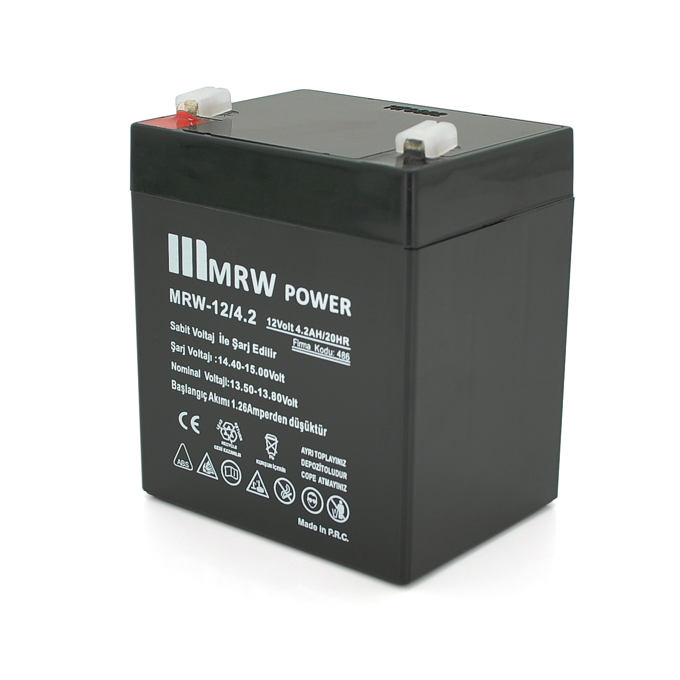 Аккумулятор Mervesan MRV-12/4.2 12V 4.2 Ah AGM для ИБП/сигнализации (29825)