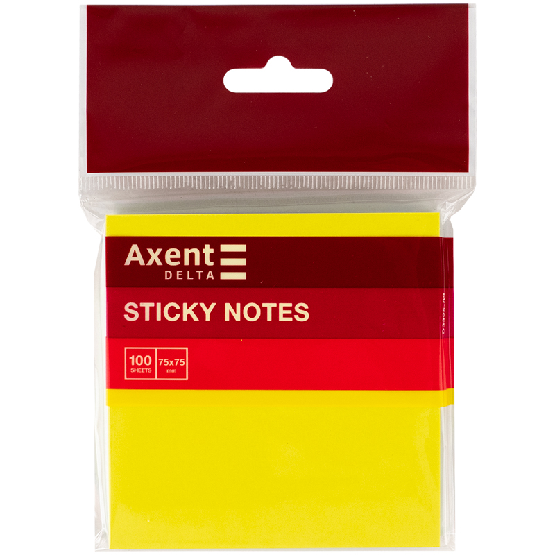 Папір для нотаток Axent Delta 75x75 мм 100 аркушів неонові кольори D3325-02 (4250804823442) Папір для нотаток Axent Delta 75x75 мм 100 аркушів неонові кольори D3325-02 (4250804823442)