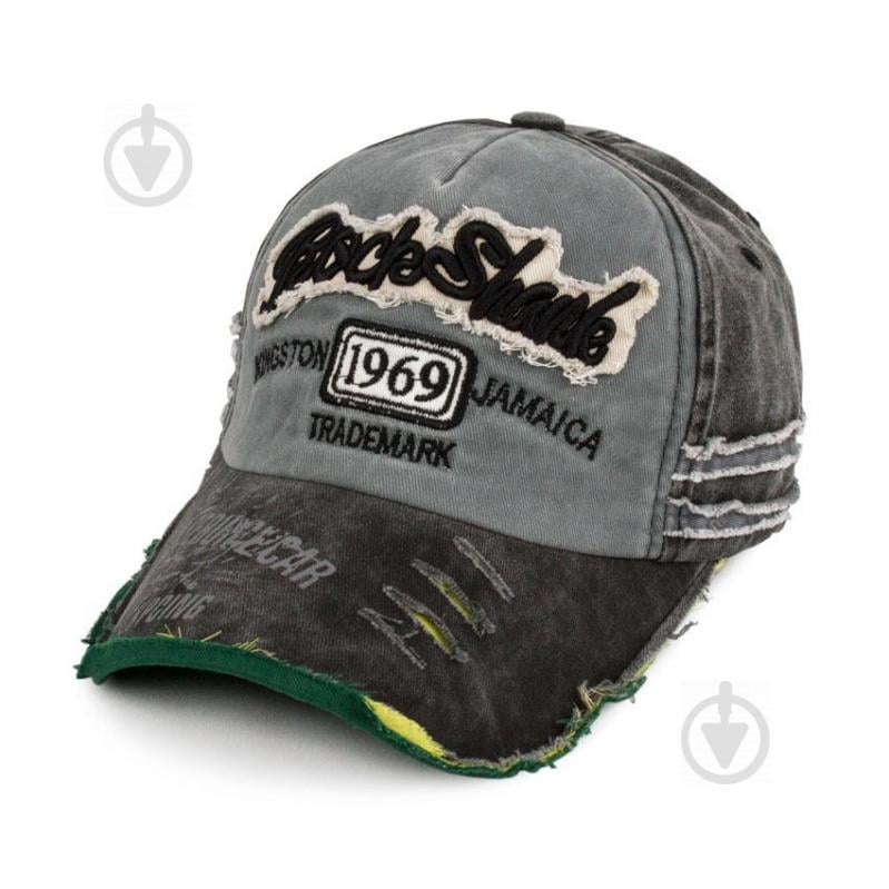 Бейсболка Beani'qe Rock 1969 Vintage Черный Серый (25419)