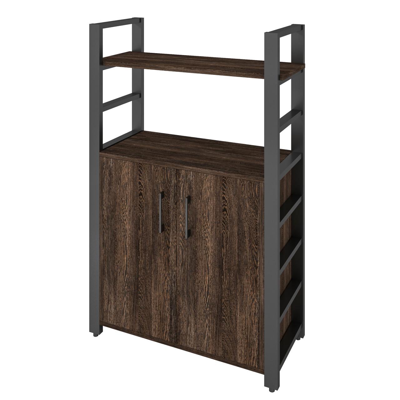 Стелаж металевий Loft Details MM-125b-1 Венге вінтаж