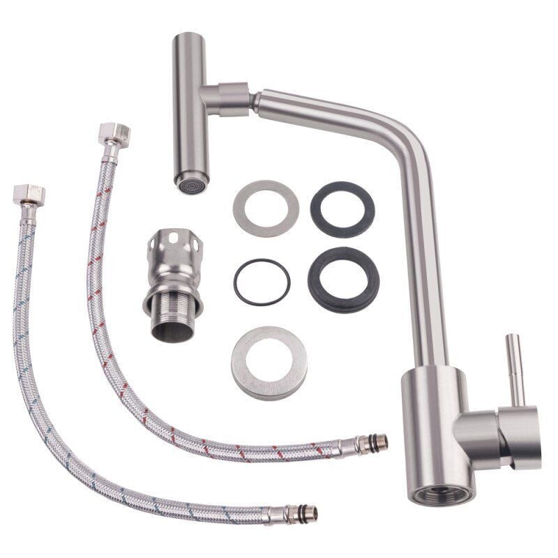 Смеситель для кухни однорычажный Lidz 12 32 LIDZNKS1232015F10 Сатин (76495)