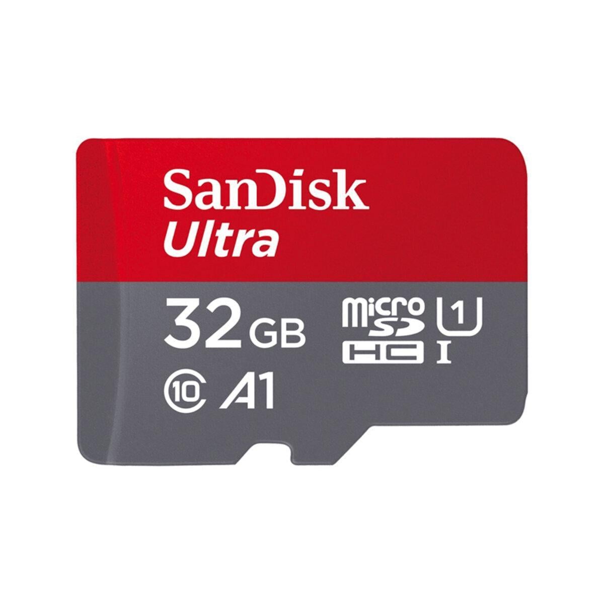 Карта памяти SanDisk Ultra microSDHC 32 Гб (SDSQUA4-032G-GN6MA)
