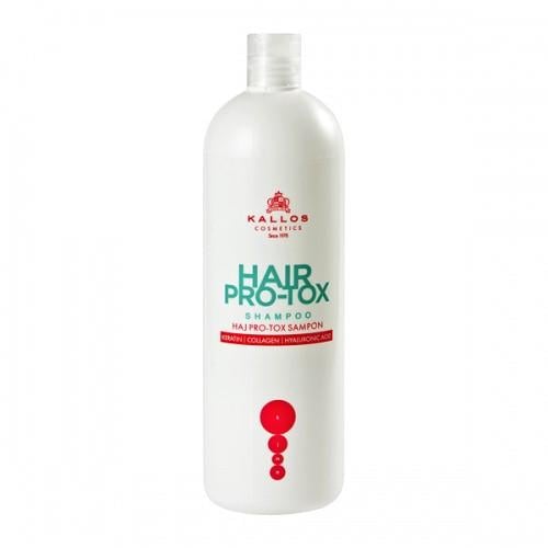 Шампунь для волосся Pro-Tox з кератином колагеном/гіалуроновою кислотою Kallos Cosmetics 1 л